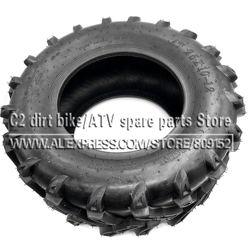 12 tommers atv dekk  at 25 x 10-12 dekk fire hjul kjøretøy off road motorsykkel for kinesiske 150cc 200cc 250cc store atv hjul felger