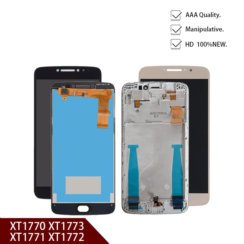 Originele 5.5 "Voor Motorola Moto E4 Plus Lcd Touch Screen Frame Digitizer Voor Moto E4 Plus Display XT1770 XT1773 XT1771 XT1772