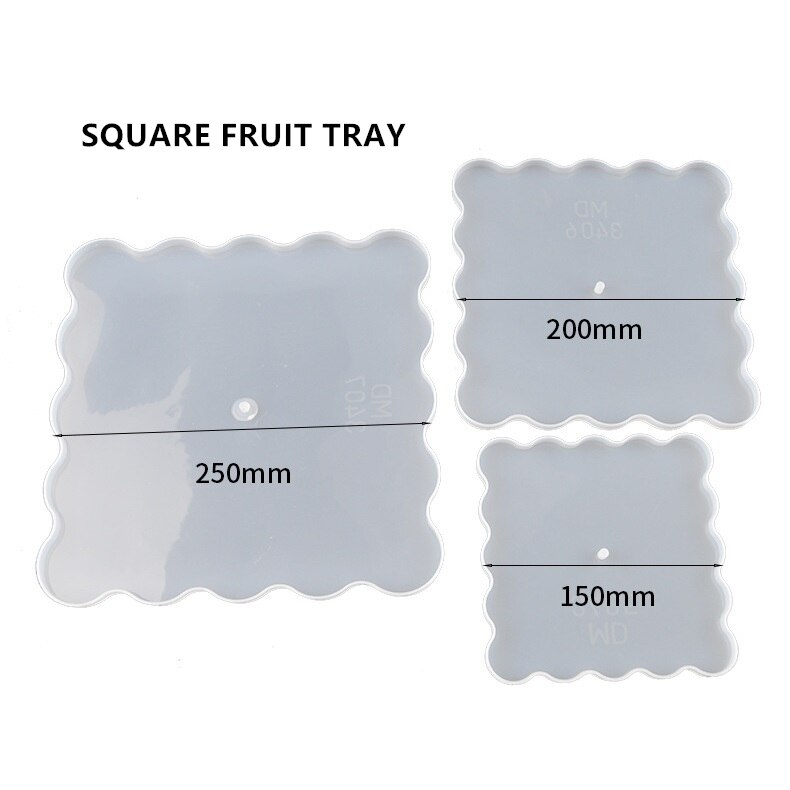 klasyczny metal 3 poziom formy ciasto talerz owoców odlewania przezroczysta żywica epoksydowa formy płyty patera na słodycze taca na owoce formy dekoracja rzemiosła artystycznego: 02