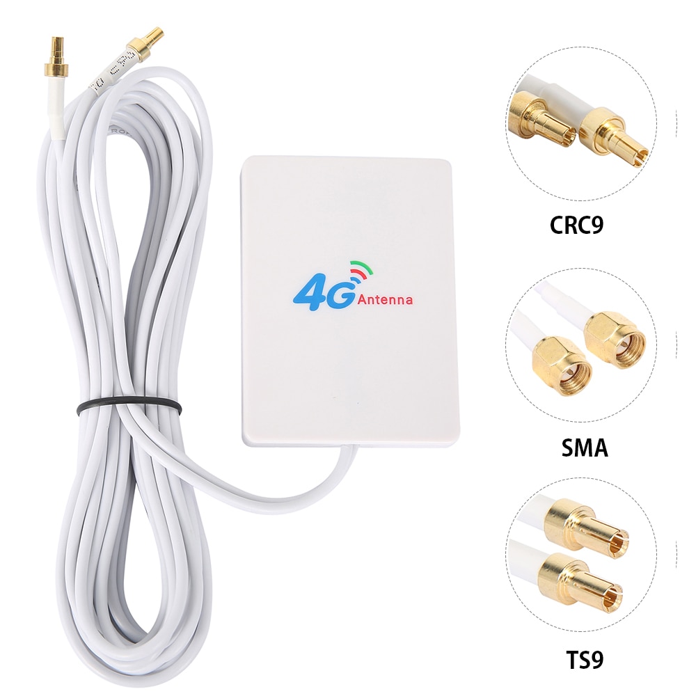 4G/3G Mobile Router WiFi Antenna 50w Rated Power 10dbi Gain Router Modem Antenna External Antenna With TS9/SMA Connector