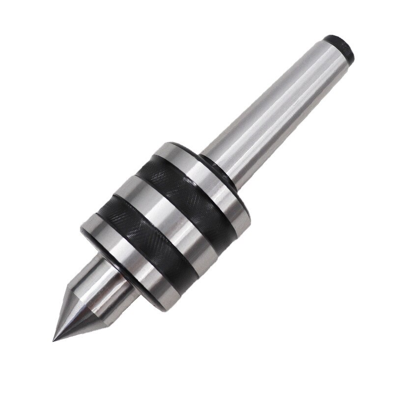 MT2 Live Center Lathe Milling Center Metal Work Revolving Center Black Double Knurling Lathe Machine Tool Accessory