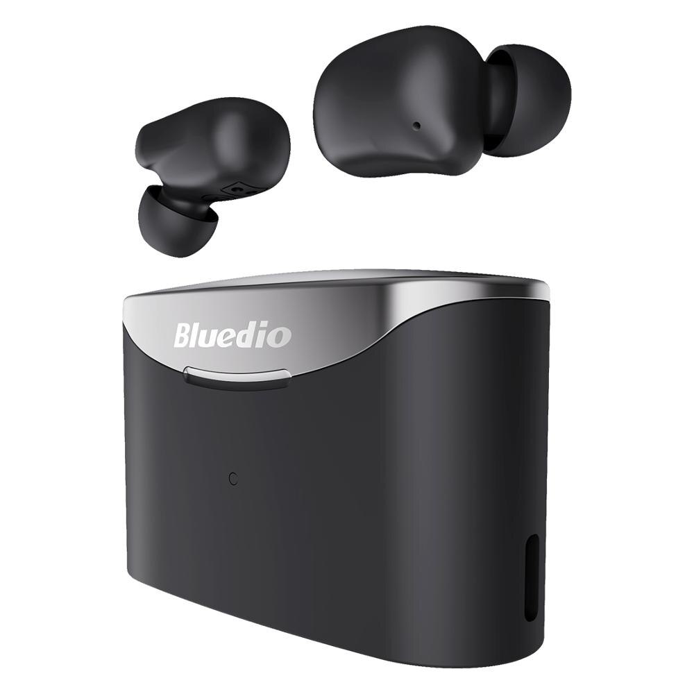 Bluetooth oortelefoon TWS draadloze oordopjes Bluedio T-elf 2 waterdichte Sport Headset Draadloze Koptelefoon in ear 650Mah opladen doos