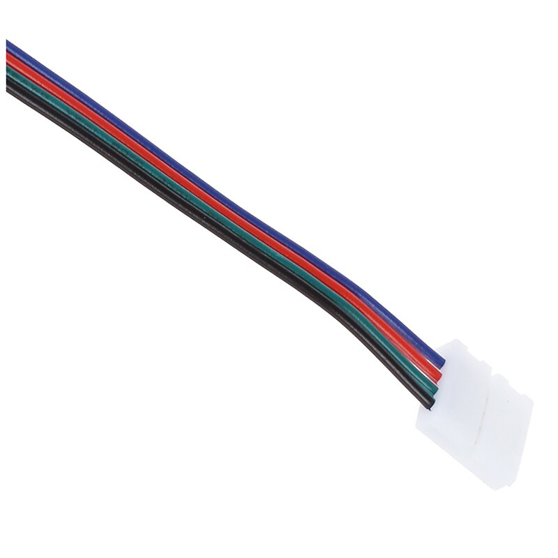 Rgb Led Strips Light 4 Pin Male Naar 10Mm Breedte Plug Connector Kabel