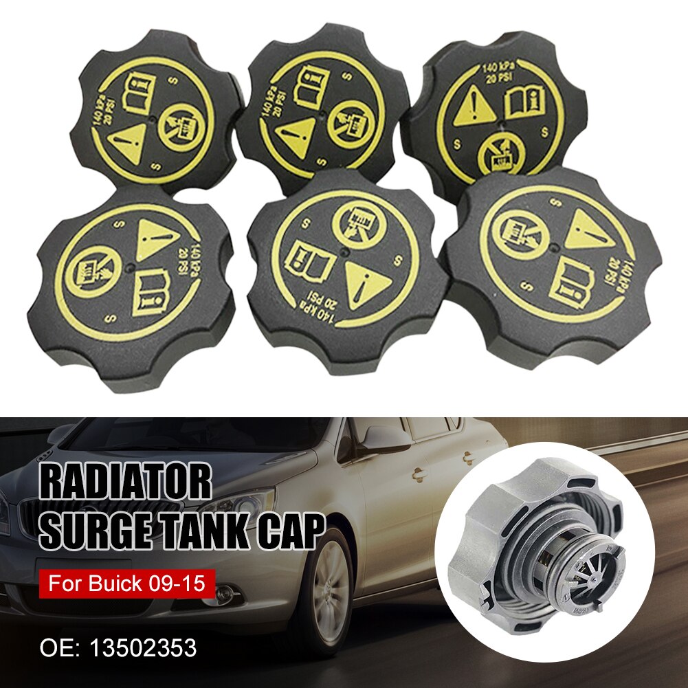 Tapa del radiador para Buick Regal LaCrosse Ecelle Chevrolet Cruze Cruz Malibu 13502353, 5/10 piezas