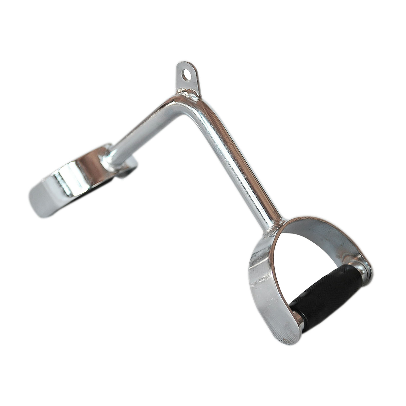 Fitness Lat Pull Down Bar Gym Handle Grip Gantry Frame Pully Cable Machine Attachment Triceps Muscle Workout Solid Rowing T-Bar: Pink