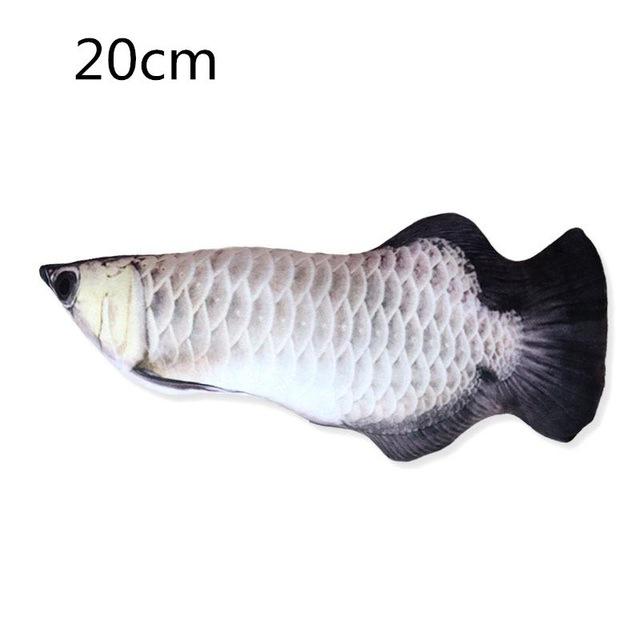 Plush 3D Carp Fish Shape Cat Toy Cute Simulation Fish Playing Toy For Pet Catnip Fish Stuffed Pillow Doll: 09