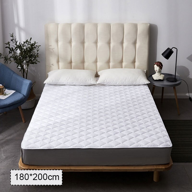 Mattress Pad Cover Protective Fitted Sheet Mattress Cover Stretch up for Home Hotel AC889: 180cmx200cm