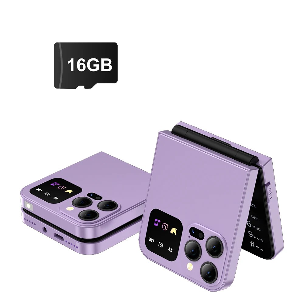 Servo a50 pro dobrável telefone móvel automático rádio fm chamada registro velocidade dial voz mágica dupla sim gsm desbloqueado celular 2.4 "tipo-c