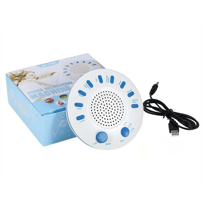 Baby Sleep Sound Machine Witte Ruis Muziek Slaap Machine In Slaap Vallen Makkelijker Multifunctionele Night Elektronische Draagbare Apparaat: Default Title