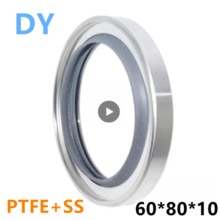 Stainless steel lip framework oil seal high temperature and high pressure O-ring seal Model：60*80*10/60x80x10