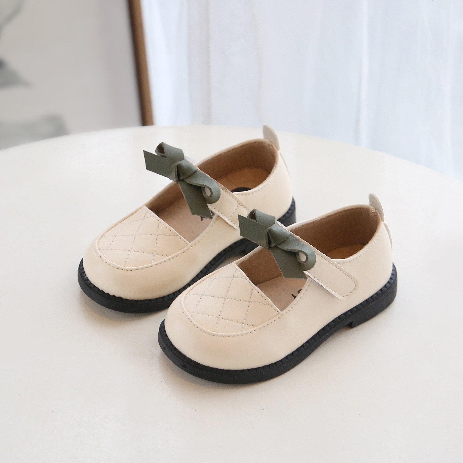 Enfants Chaussures Plates Chaussures Décontractées Bébé Enfants Bébé Filles Bowknot Unique Princesse Danse Chaussures Bébé Doux Semelle Confort Chaussures Souples