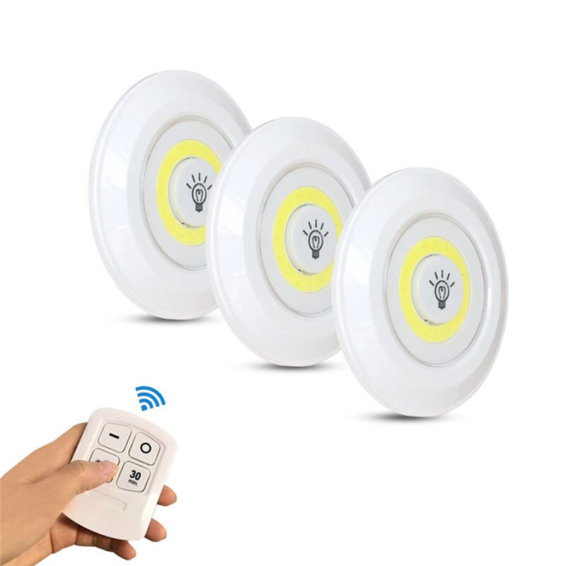Keuken LED Onder Kast Licht met Afstandsbediening Batterij Operated LED Kast Verlichting voor Garderobe Badkamer Verlichting