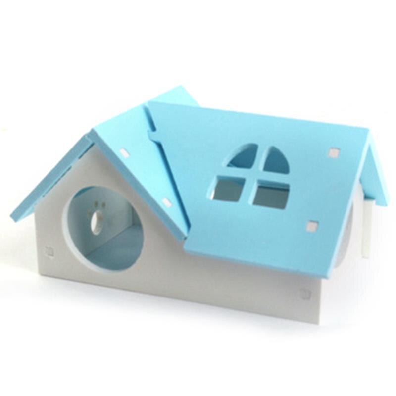 Wooden Hamster Hideout House Squirrel Hedgehog Villa Small Pet Habitat Hamster Accessories Chinchilla Guinea Pigs Pet Supplies