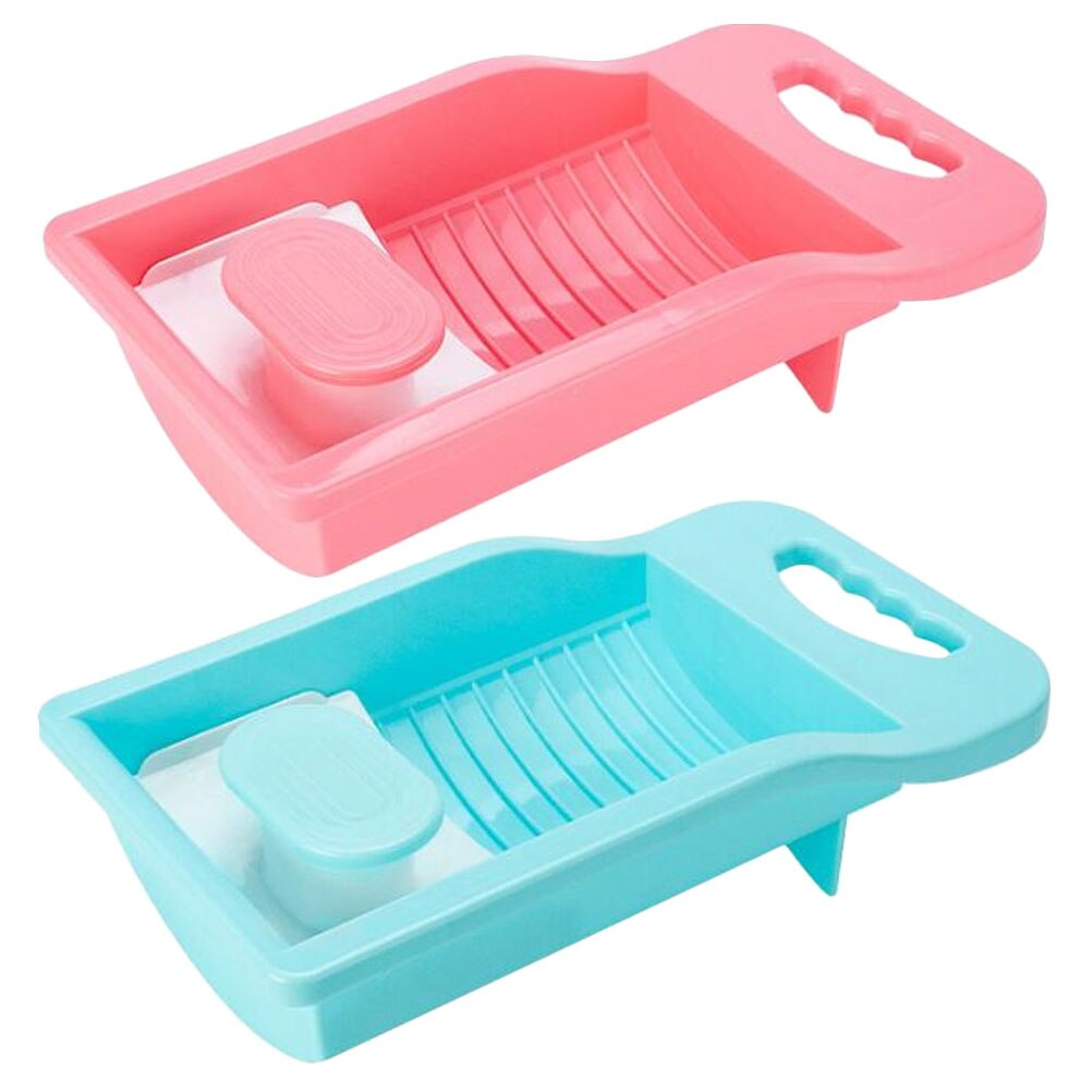 2pcs Hand-washed Washboard Unique Handle Washboard Clothes Washing Tool