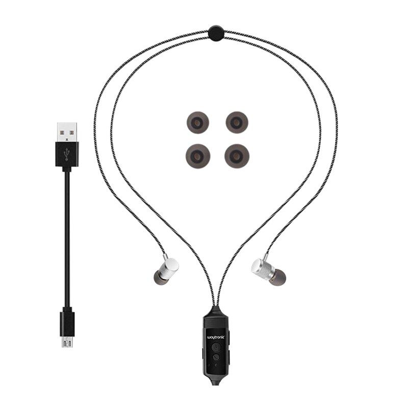 Waytronic trådlös bluetooth samtalsinspelare hörlurar, mobiltelefon konversation inspelning hörlurar för iphone ipad skype what: Default Title