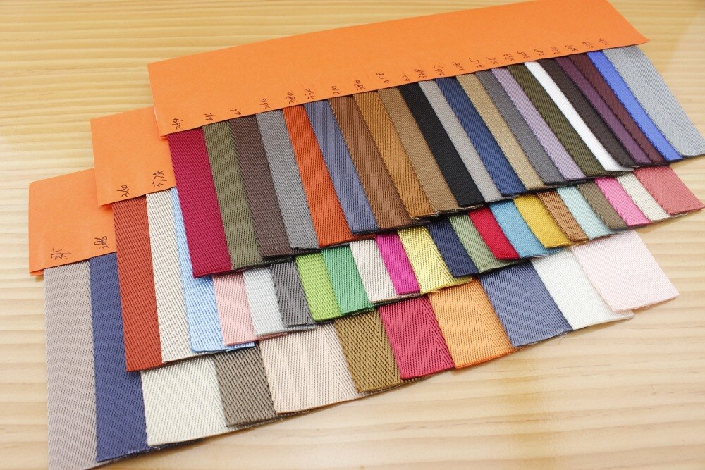 Nylon webbing color sample 55 color ZC74
