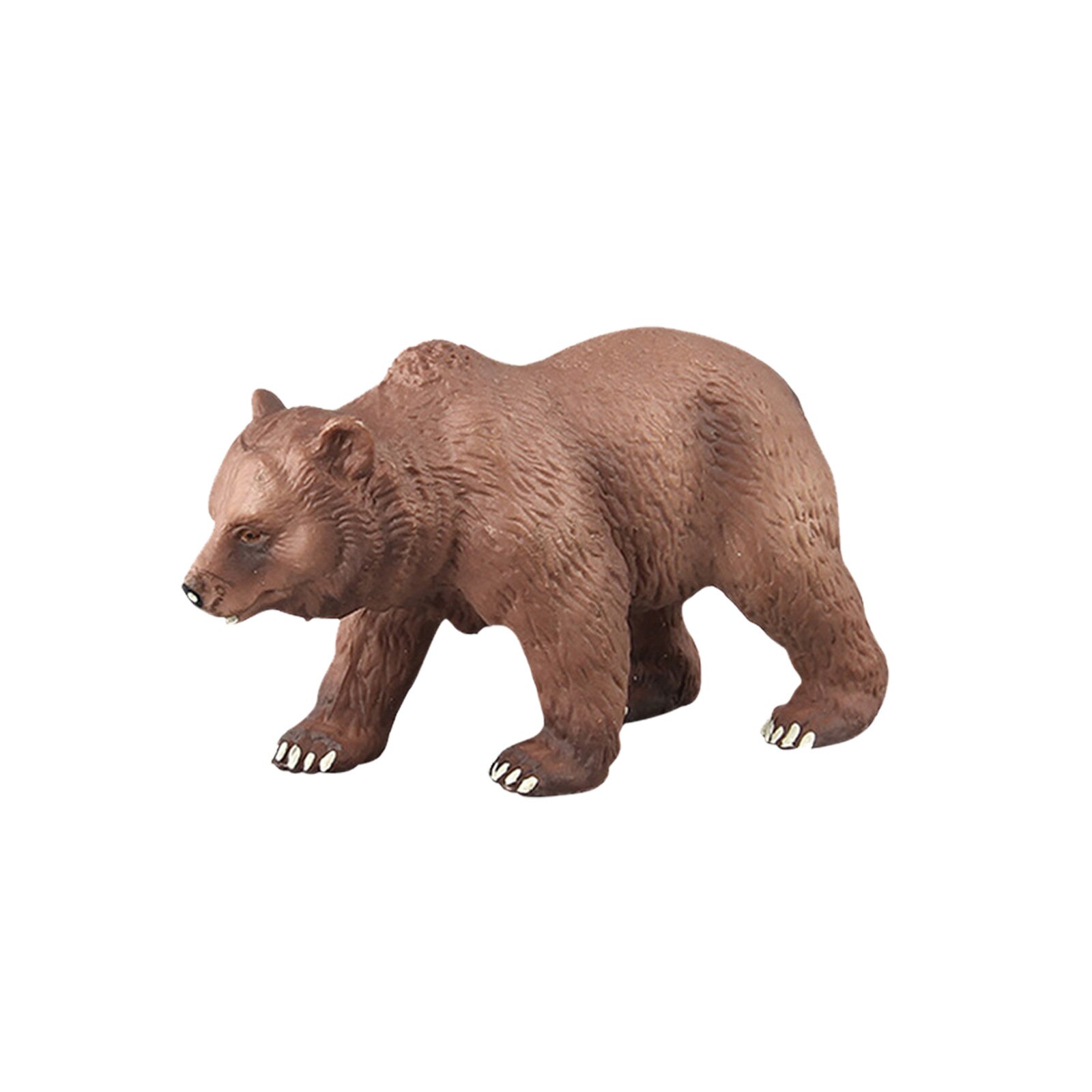 Realistic Woodland Grizzly Bear Toys Figurines Forest Animal Brown Bear Family Figures Home Decor Collection Cake Toppers: A