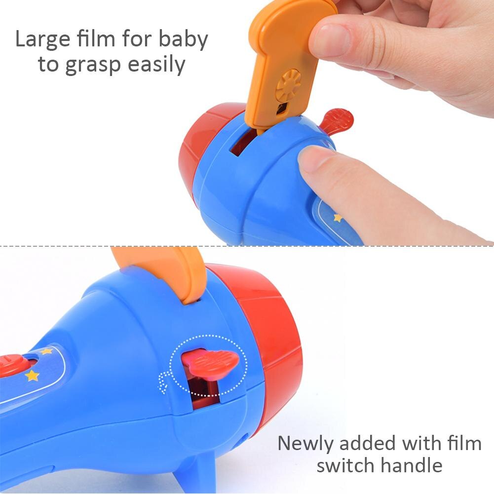 Mini Animatie Projector Educatief Licht-Up Speelgoed Theater Sprookje Projector Glow Speelgoed Kids Slapen Verhalen Voor Kinderen