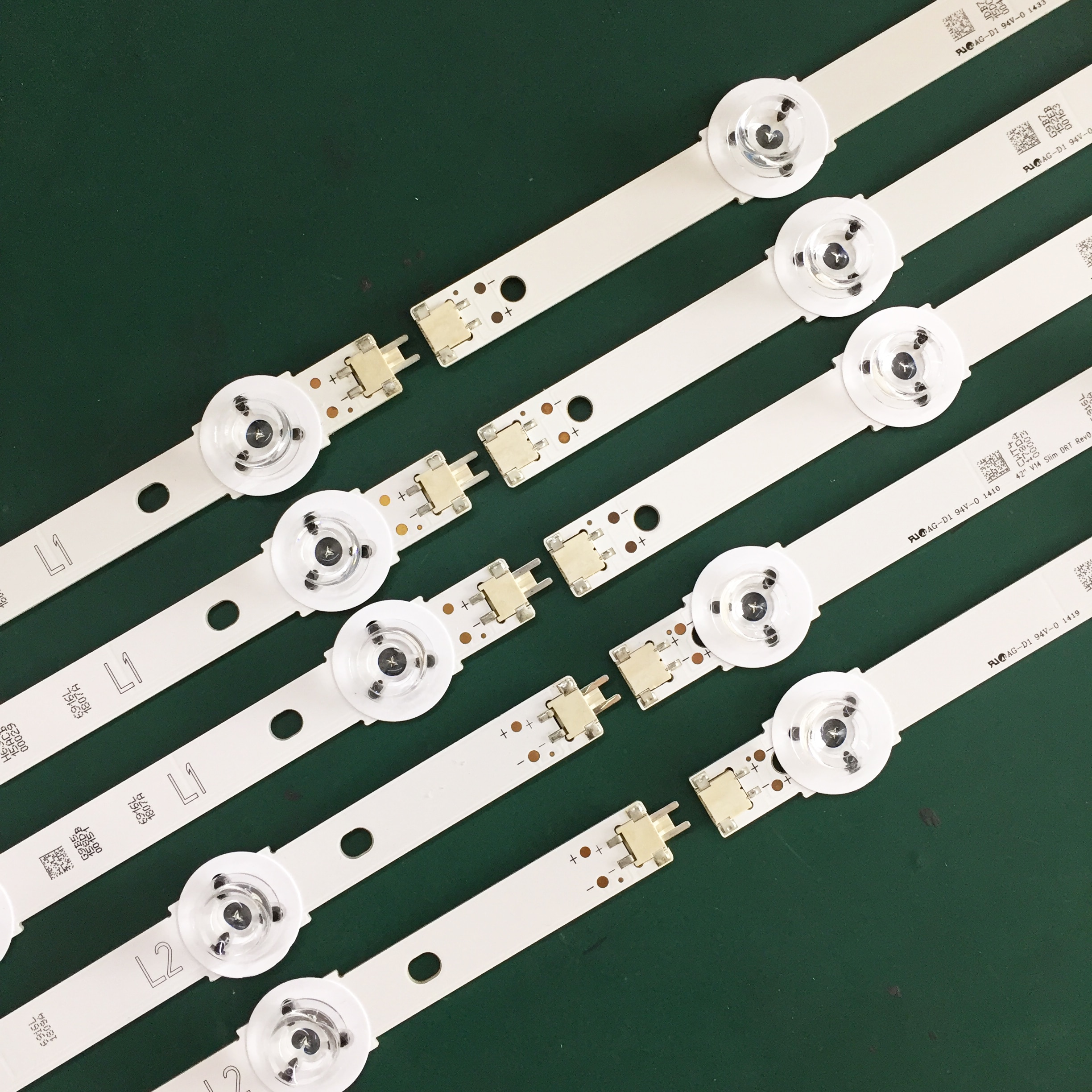 Kit)10 PCS LED strip for PANASONIC TX-42AS750E TX-42AS740B TX-42AS650E 6916L-1807A 6916L-1808A 6916L-1809A 6916L-1810A