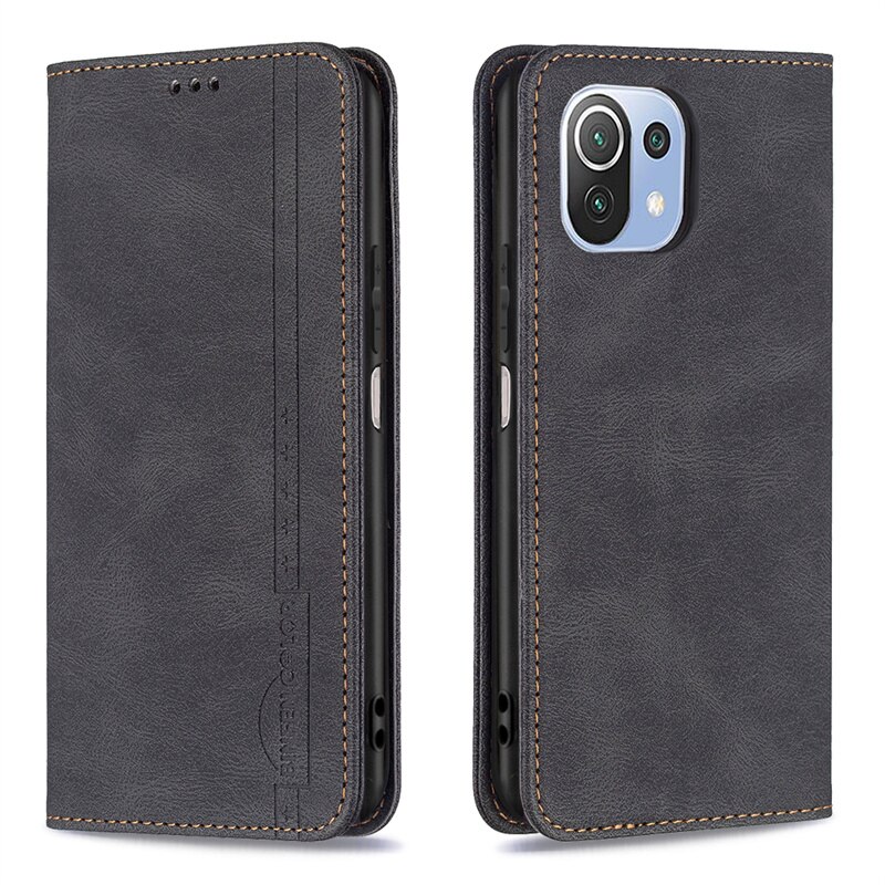 Voor Xiaomi Mi 11 Lite Case Magnetische Flip Leather Case Op Sfor Coque Xiaomi Mi 11 Lite Wallet Cover Xiaomi 11 Lite Mi 11i Gevallen