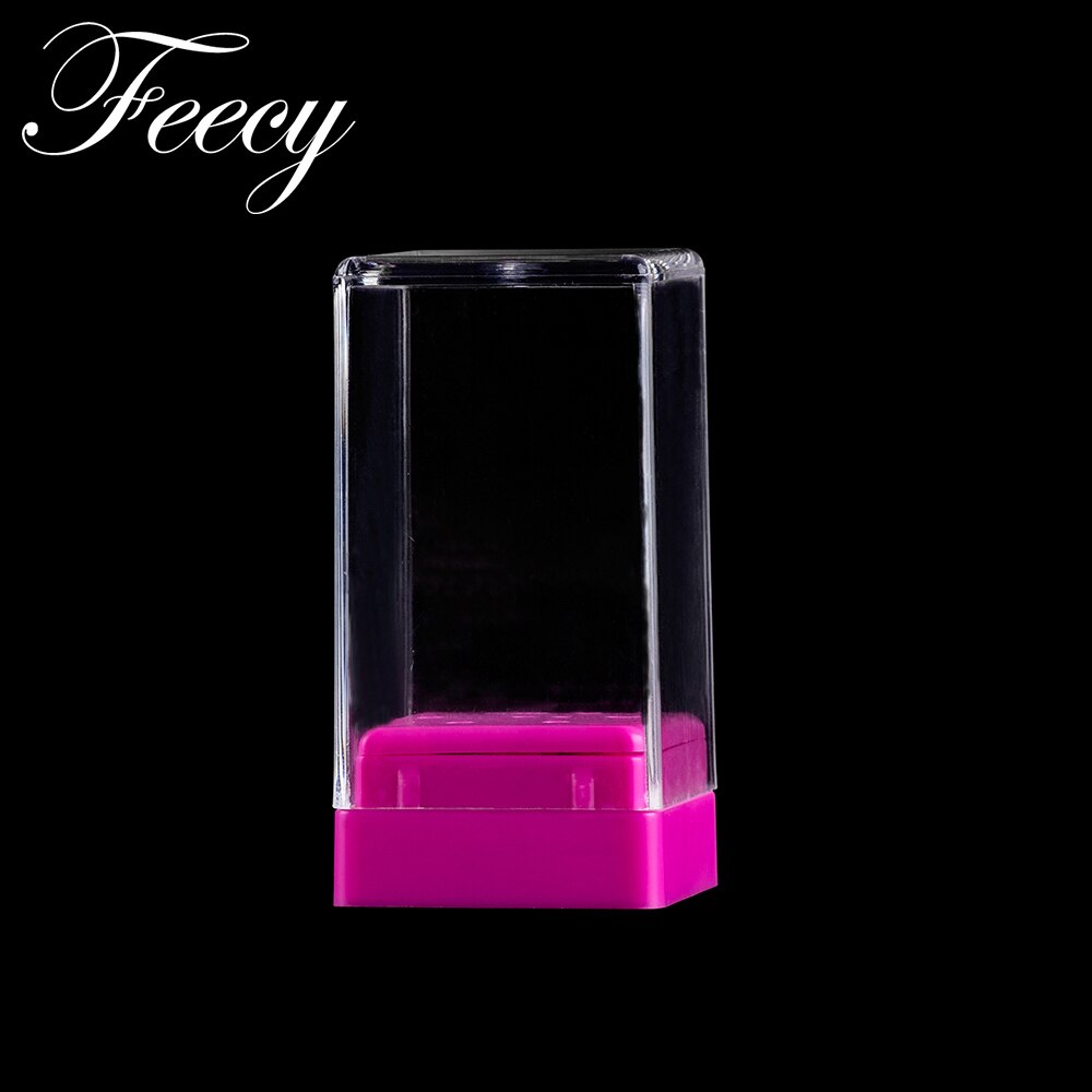 Acrylic Clear Storage Box for Nail Drill bits Holder Nail Milling Cutter Stand Display Container Empty 10/20 Slots Organizer: DB-2