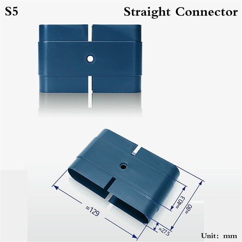Fußbodenheizung Flache Luftkanal Ventil ABS Kunststoff Flach Oval Schläuche Ellenbogen Adapter für Haushalts Kommerziellen HVAC Frische Luft Systeme: S5