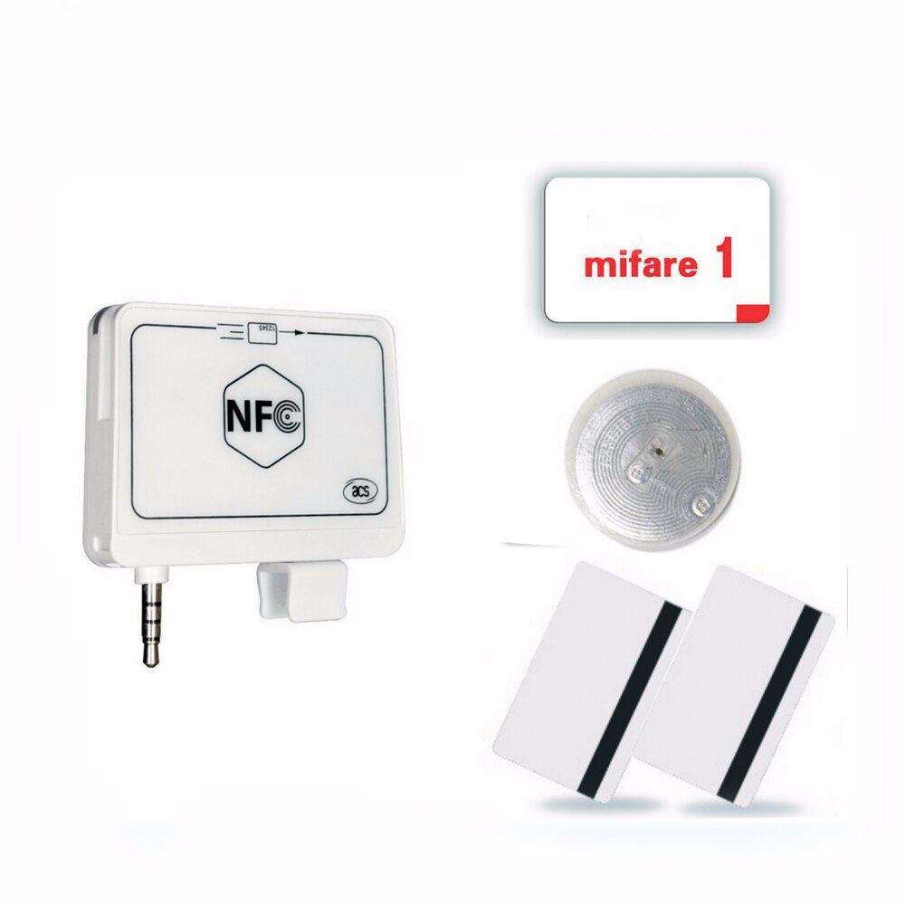 Acr 35 nfc mobilemate kortläsare untuk ponsel algoritma och dukpt kunci system +engelska sdk