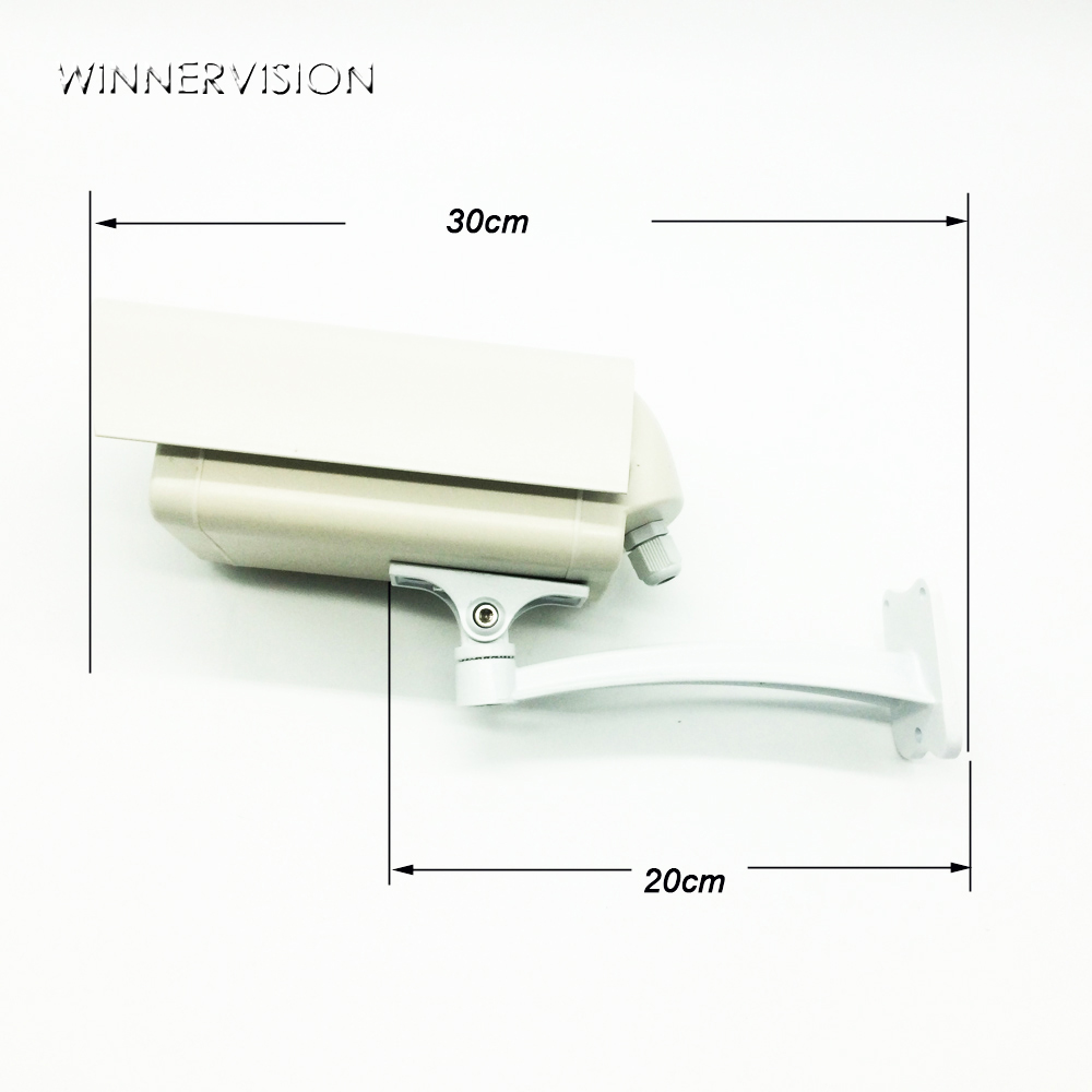 Zewnętrzne na zewnątrz kamera telewizji przemysłowej dom na zewnątrz wodoodporne antypoślizgowe futerał ochronny + regulowany uchwyt uchwyt montażowy na sufit i na ścianę stojak