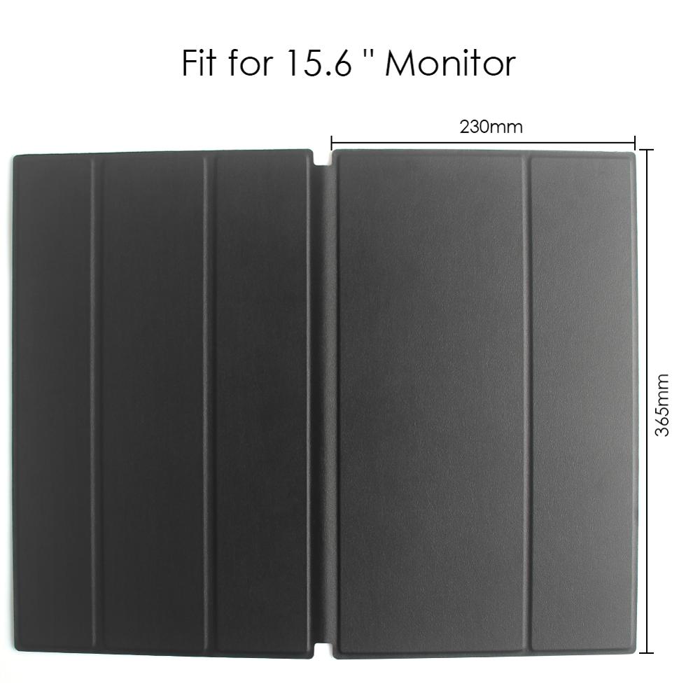 13.3 Tot 15.6 Inch Portable Monitor Case Make Up Van Pu Materiaal Voor Display Laptop Tablet: 15.6 normal