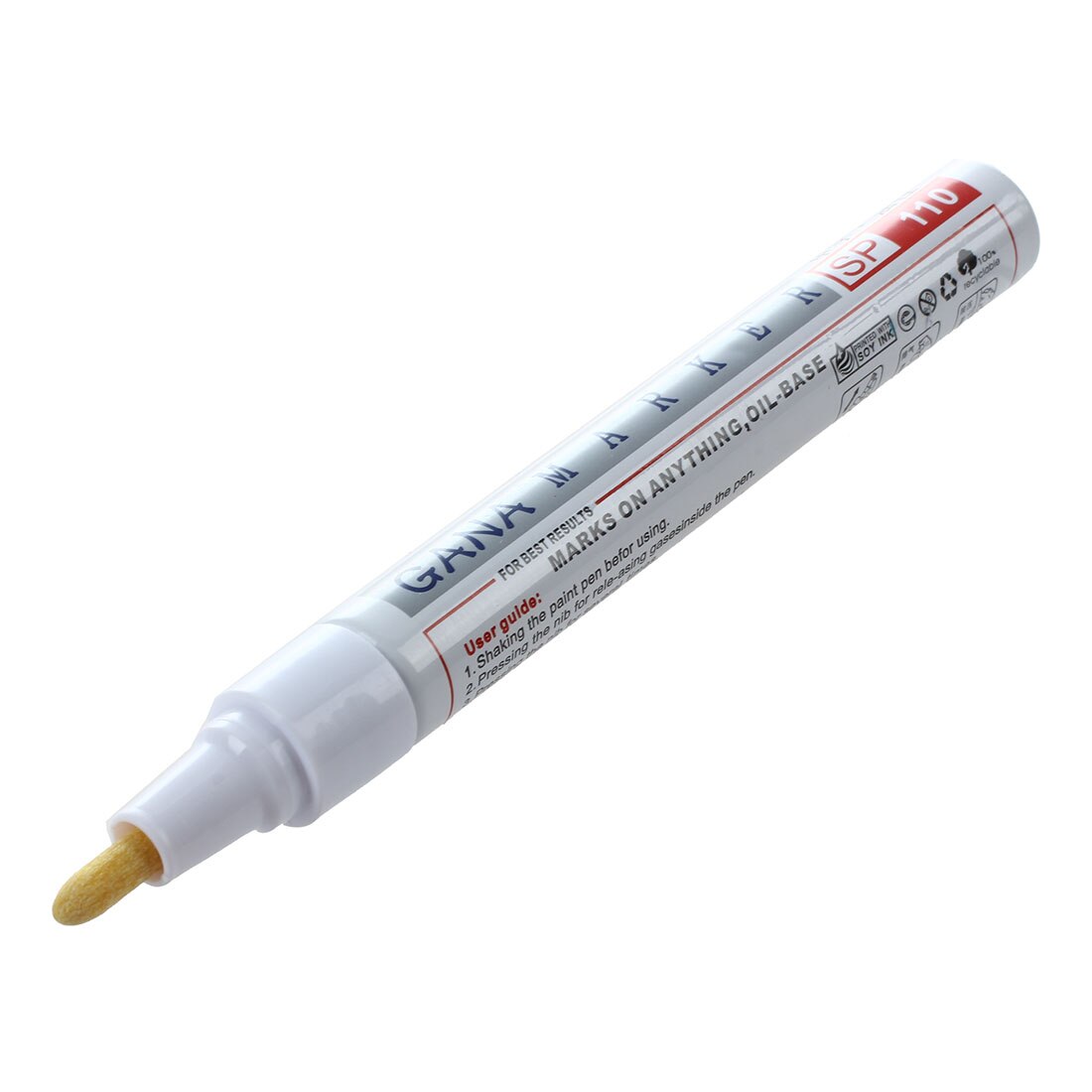 Heißer-1 Weiß dauerhaft Auto Reifen Reifen Metall Farbe Stift Marker