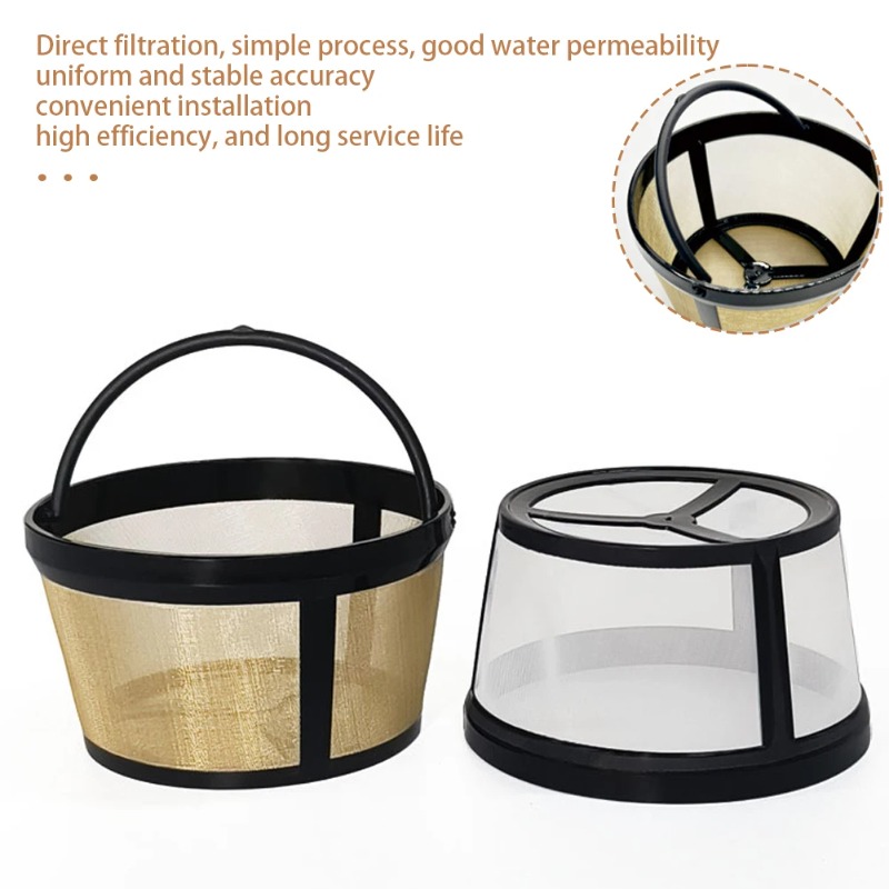 Kaffee Filter Edelstahl Gittergewebe Kaffee Filter Maschine Wiederverwendbare Tee Kaffee Filter Gittergewebe Kaffee Zubehör