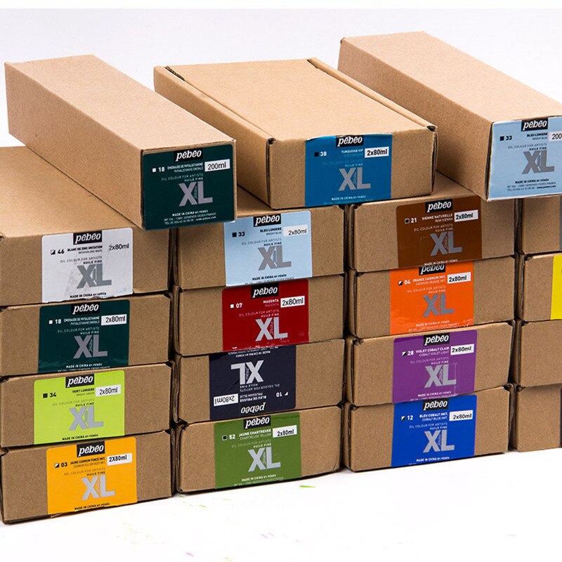 Pebeo 200ML Oil Paints Tube Single Oil-painting Pigment Colors for Artists Students Beginners Art Supplies Part 2