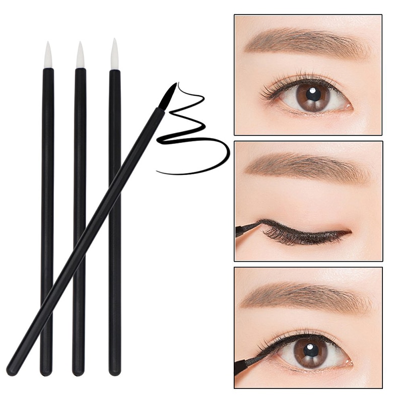 50pcs Makeup Accessories Disposable Eyeliner Brushes Applicator Swab Eyelash Lip Eye liner Brush Extension Tools for Supplier