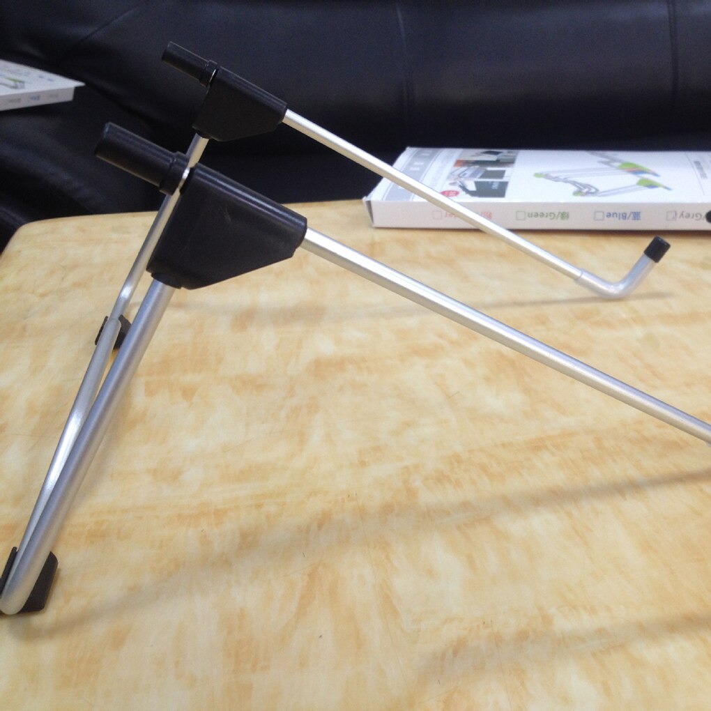 Bærbar justerbar stationær laptop notebook holder sammenfoldelig kølestativ bord tablet top skridsikker rack støtte hjemmekontor