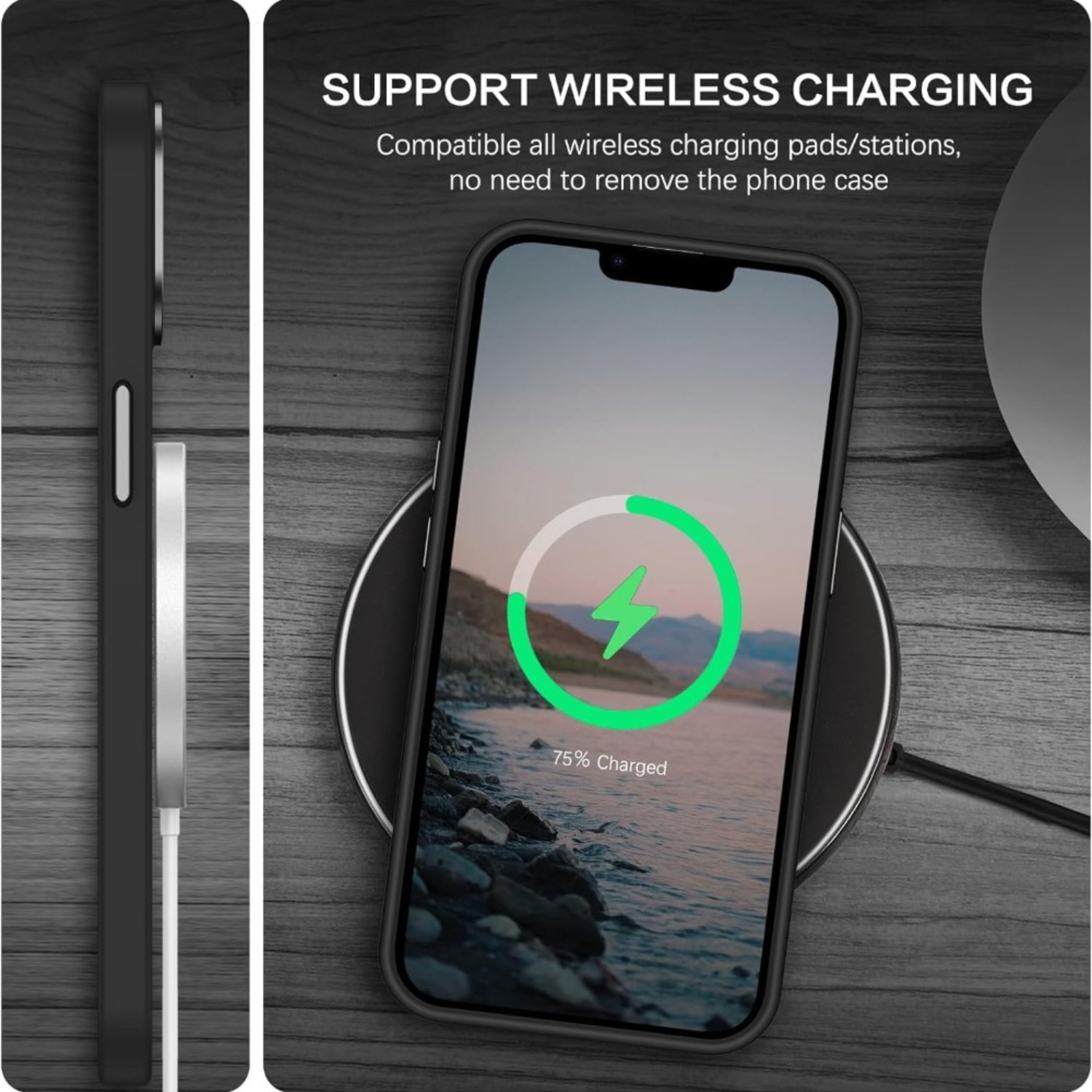 Compatible with 15 Plus Case, Translucent Matte Slim Shockproof Phone case [Compatible with ] Women Men Girl Boy Protective Co