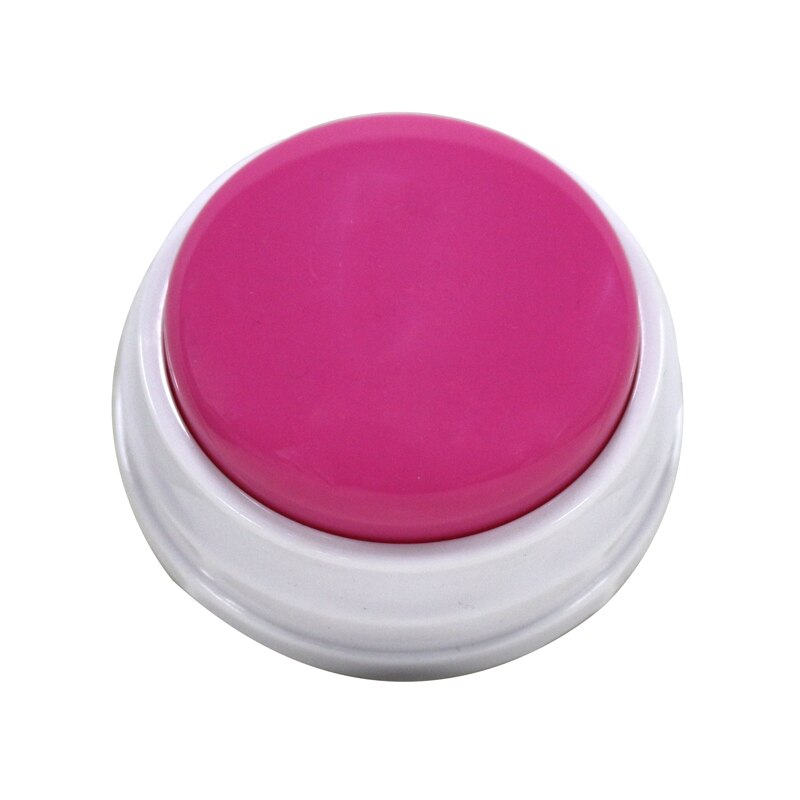 Record Sound Box Talking Button Answer Buzzers 30s Seconds Recordable M10: Pink