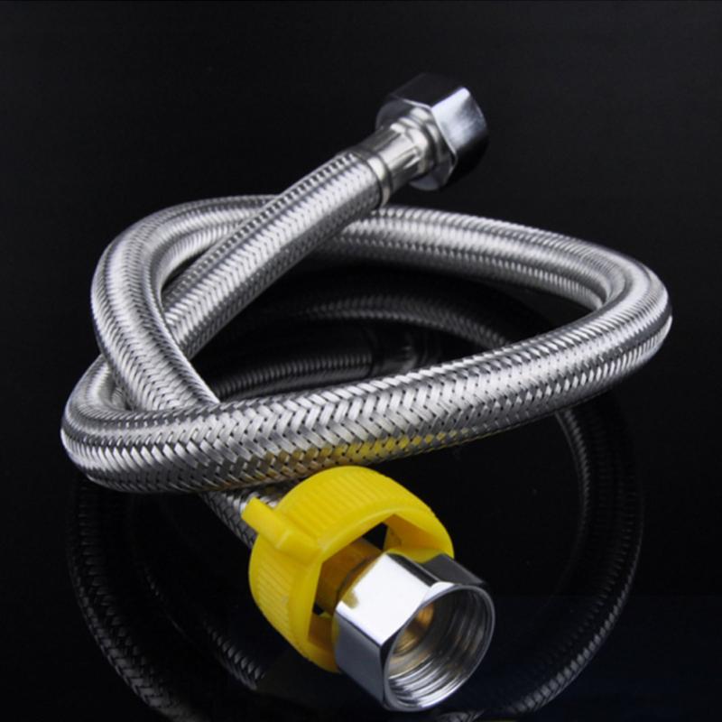 304 Stainless Steel Shower Hose Flexible Bathroom Water Pipe Silver Color Common Pumbing Hoses Bathroom Accessories