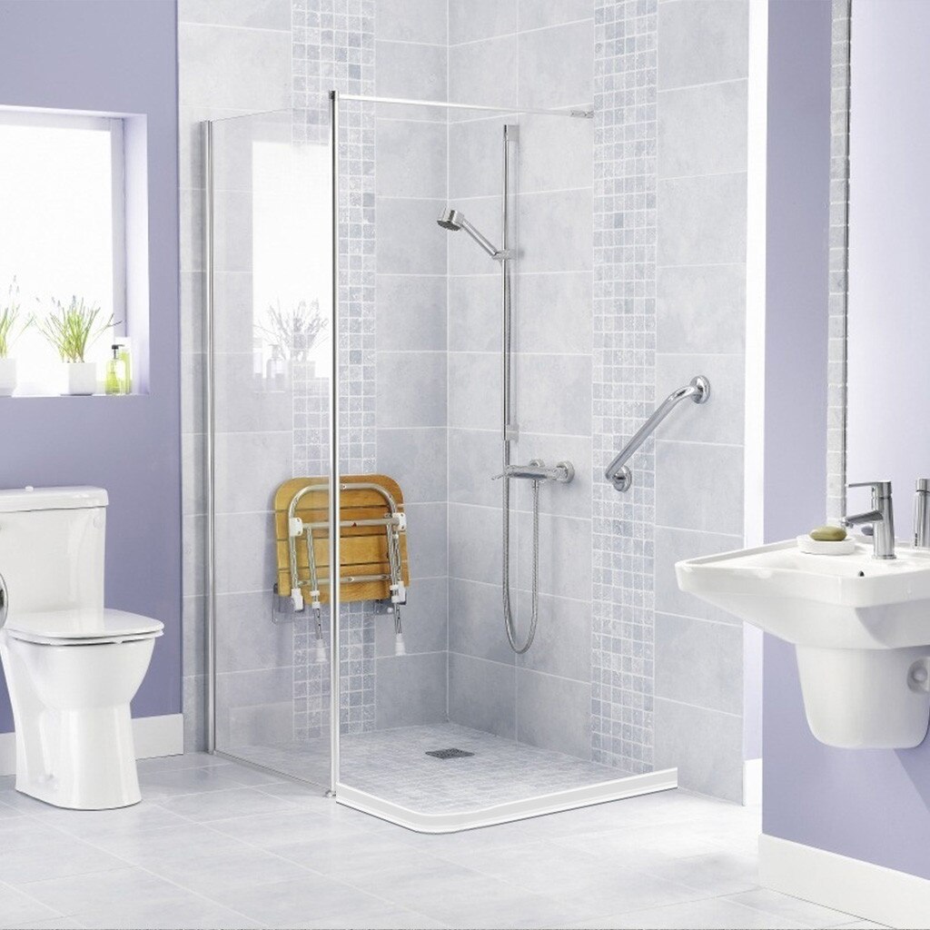 Bruserbarriere badeværelse og køkken vandstopper sammenklappelig tærskel vand dæmning brusebarriere og fastholdelsessystem badeværelse d