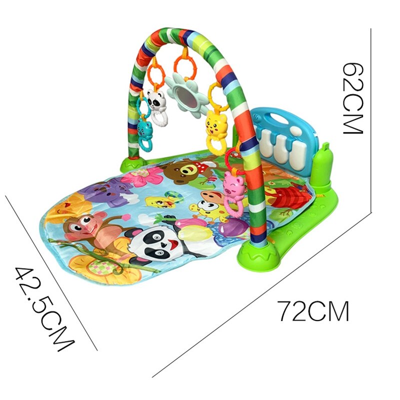 Baby speel muziekmat tapijt speelgoed kind kruipspel met piano toetsenbord babykleed vroege educatie rek speelgoed