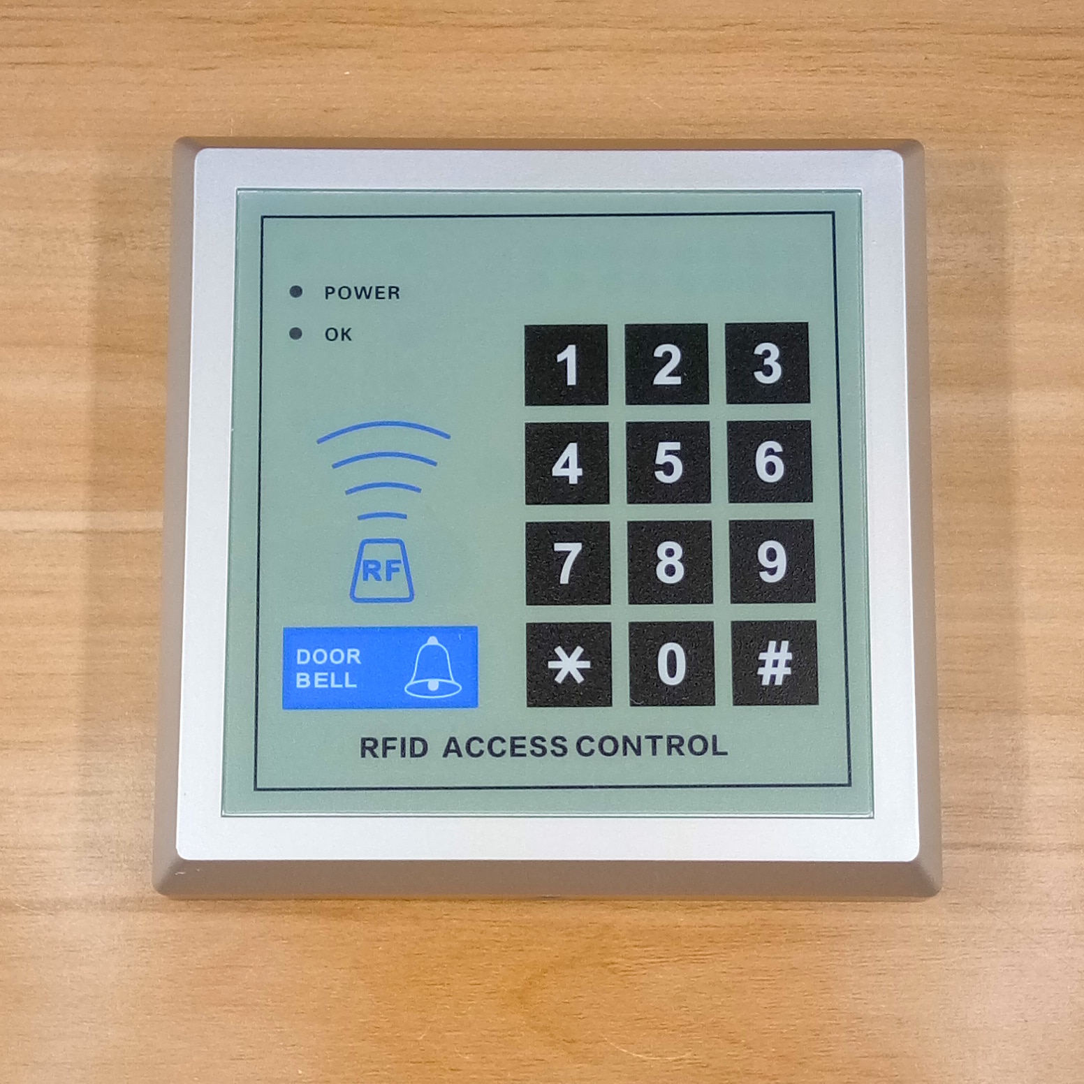 Selvstændig adgangskontrol tastatur rfid 125 khz kortlæser dørlås med 100 nærhedsnøgler valgfri som dørsikkerhedssystem