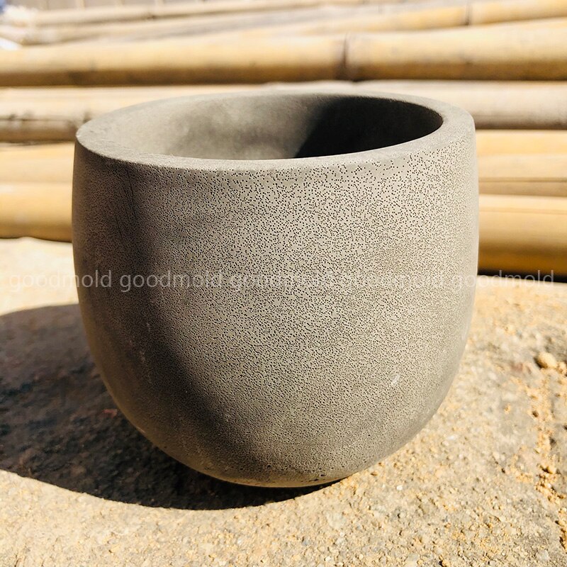 Moules en Silicone pour jardinières en béton rond bricolage Pot de fleur moule de Pot de ciment moule de récipient en béton en forme de U moule en résine époxy de Style nordique