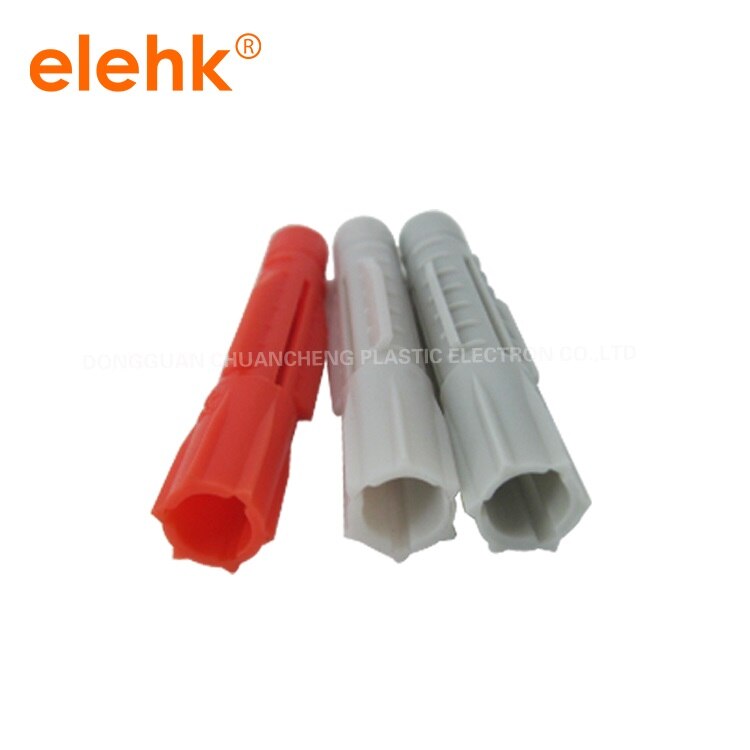 100 st väggplugg plastankare nylon expansion spik ankare