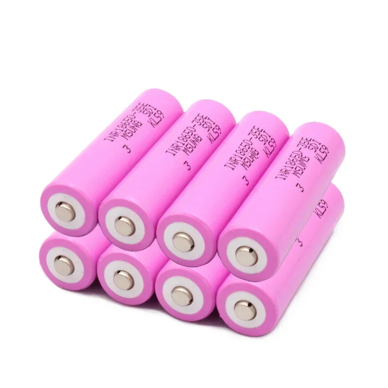 35E 18650 Li Ion Battery 3.7V 3500mah 30a INR18650 High Discharge Rechargeable Battery .Electric Tool Battery