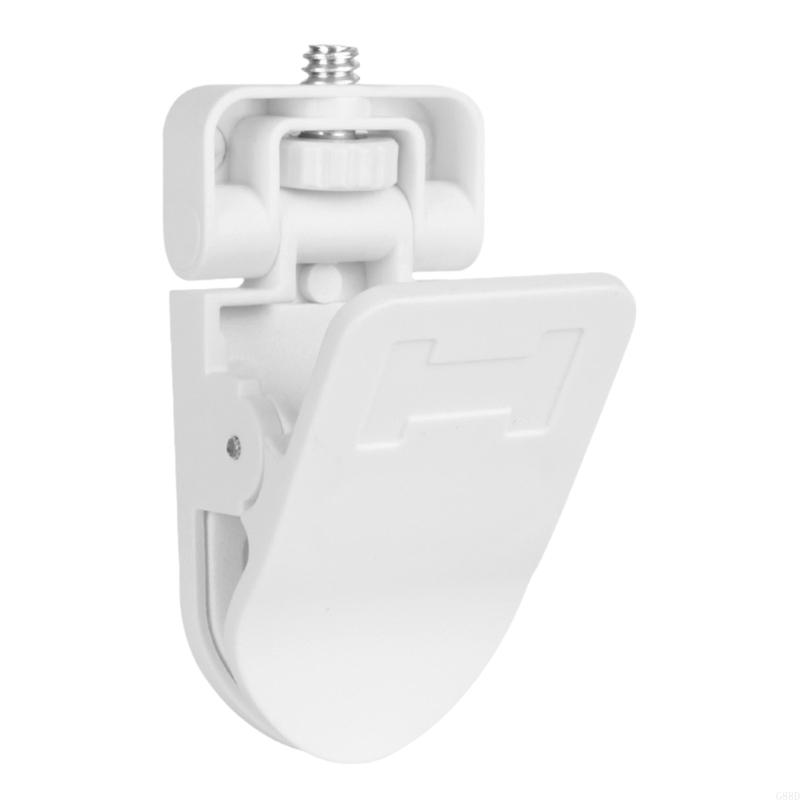 G88D Universal Connector Clip CLAMP Light Light para videoconferencias y fotografía: Blanco