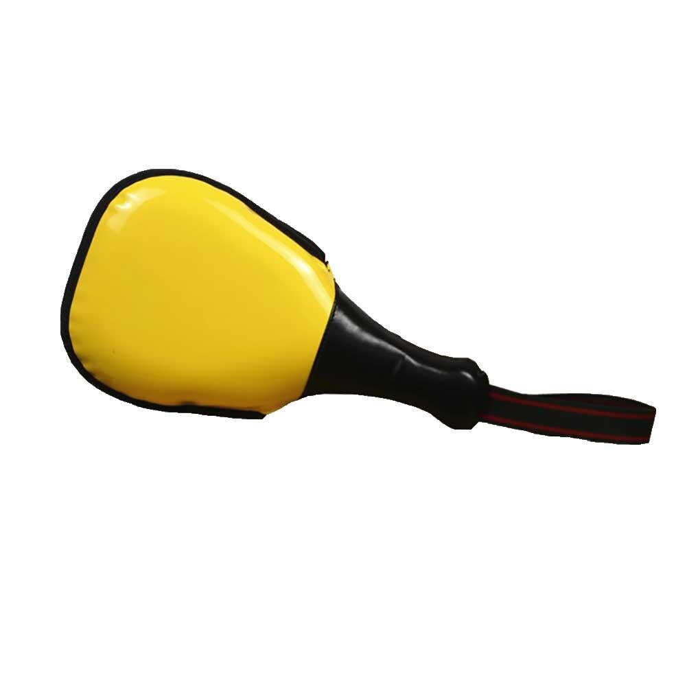 Kinderen Kids Taekwondo Karate Training Kunstleer Voet Doel Kick Boksen Pad: YELLOW