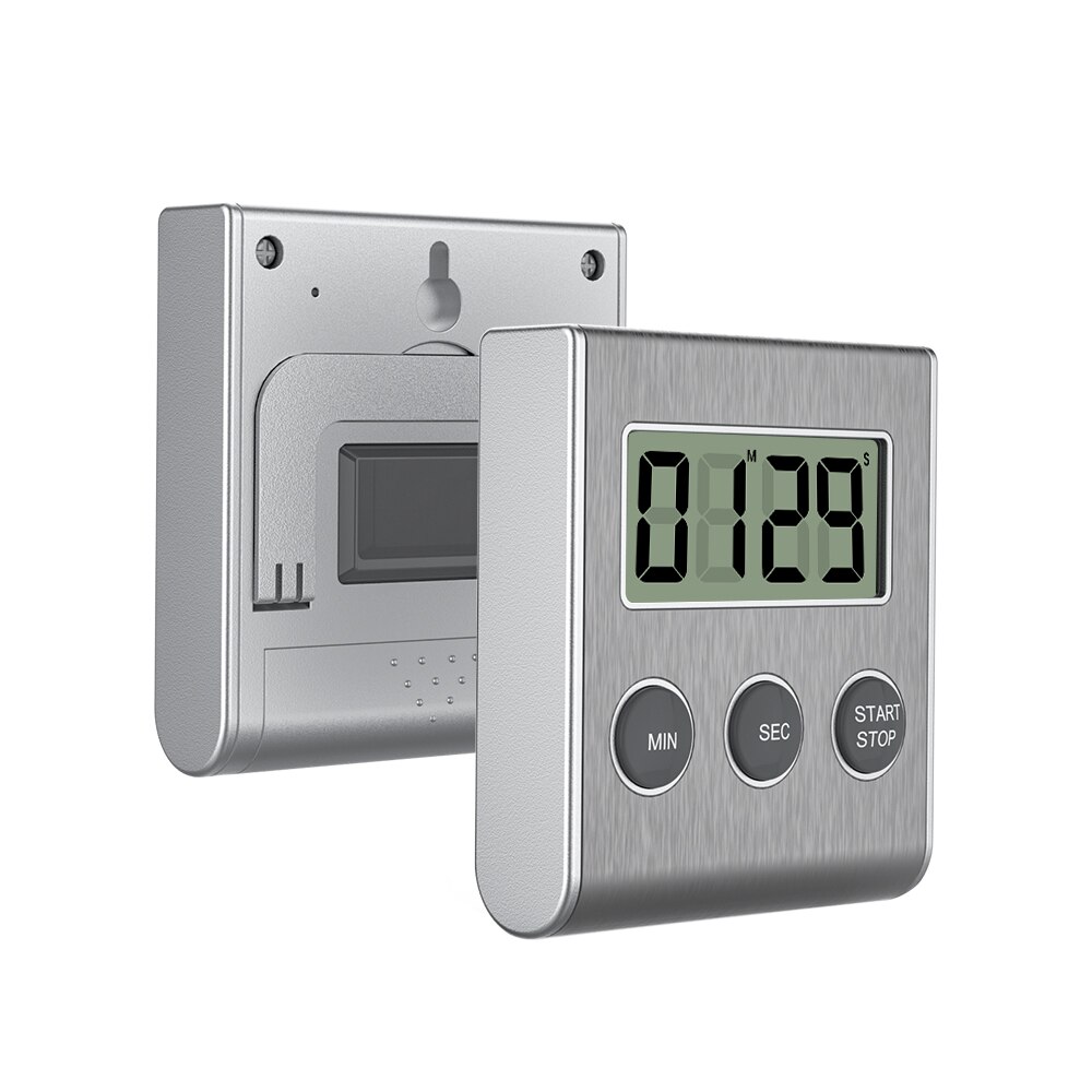 DIGOO LED Digital Kitchen Timer For Cooking Shower Study Stopwatch Alarm Clock Magnetic Electronic Cooking Countdown Time Timer