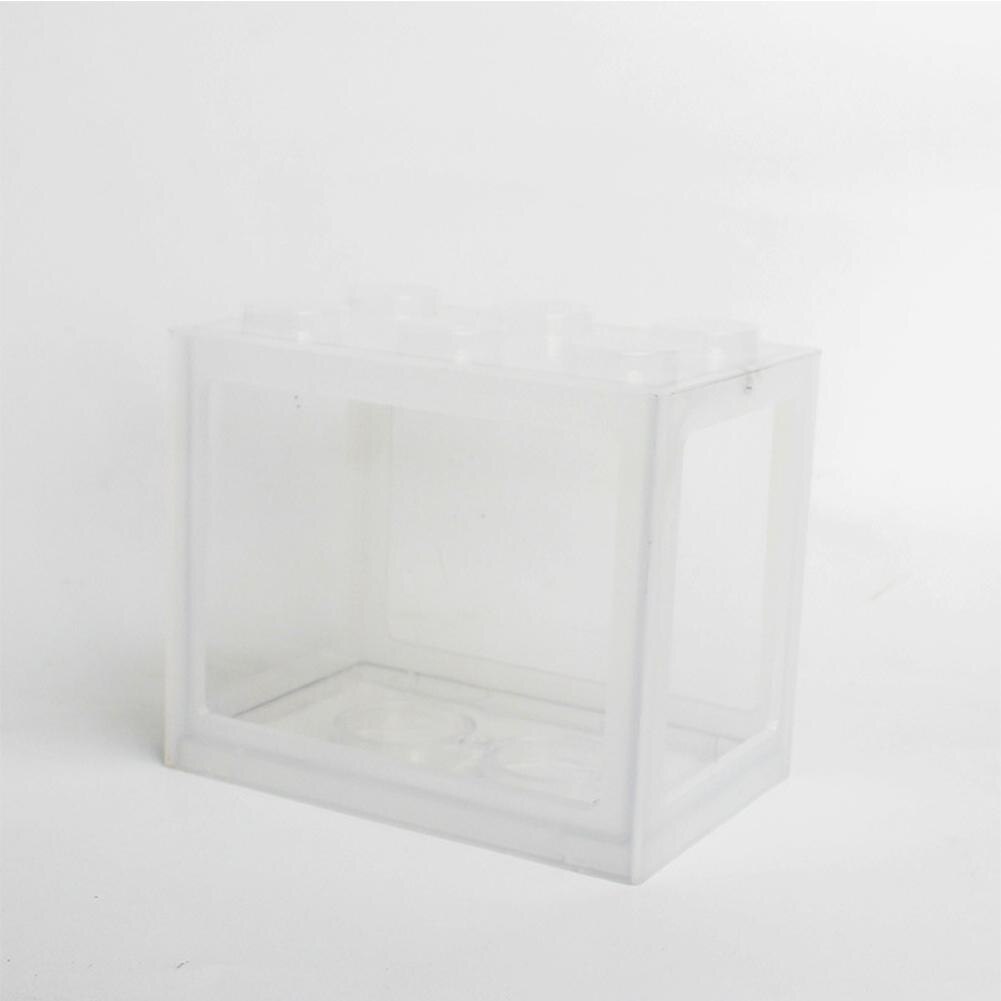 Small Fish Bowl Gold Fish Office Ornamental Transparent Acrylic Desktop Ecology: Transparent color