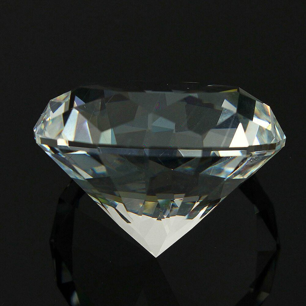 40mm Diamond Shape Crystal Rhinestone Paperweight Wedding Party Favours Home Decoration