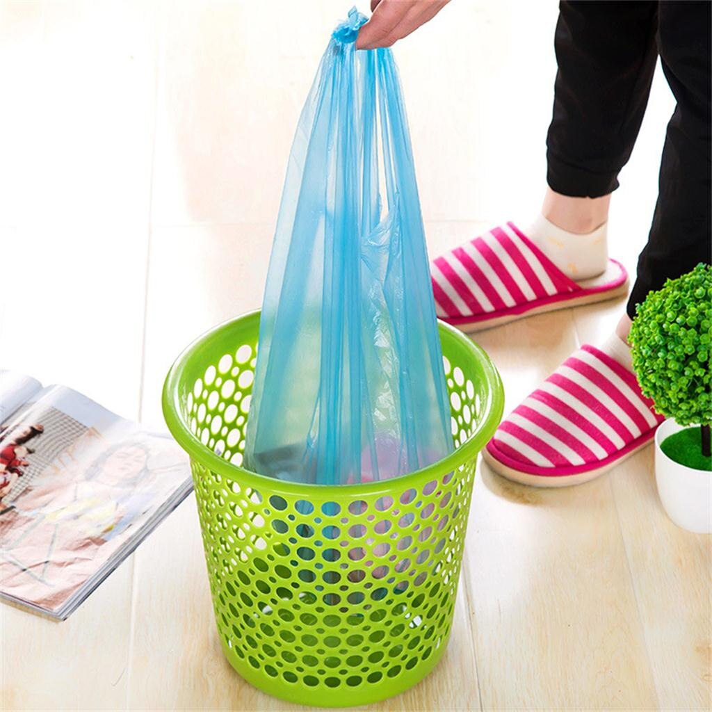 Vest-type Large Garbage Bag Thick Roll Disposable Plastic Bag Household Rubbish Bags Plastic Trash Bag Kitchen Tools 20 pcs