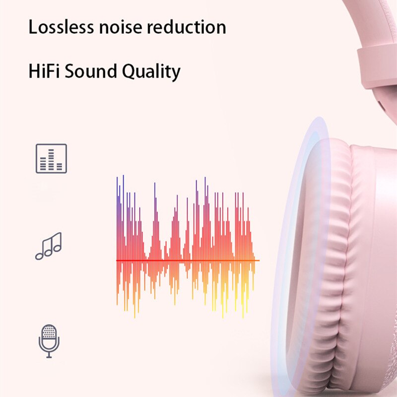 Wireless Headphones Bluetooth 5.0 Headset Foldable Headphone Adjustable Earphones With Mic For phone Pc Laptop Game